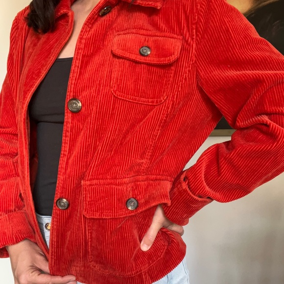 American Living Burnt Orange Corduroy Jacket - Picture 2 of 4